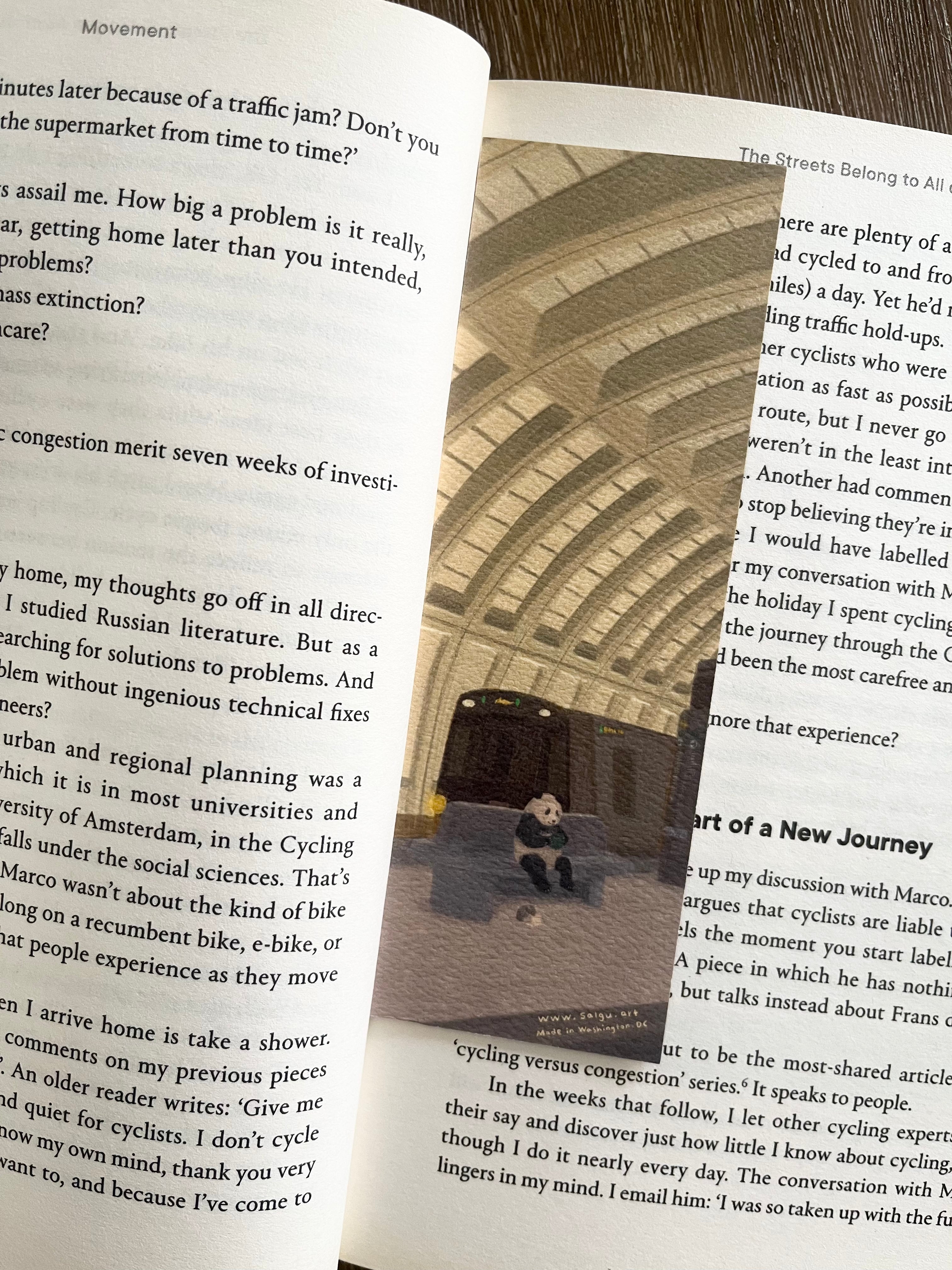 DC Metro Bookmark