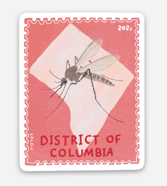 Mosquito Stamp Sticker