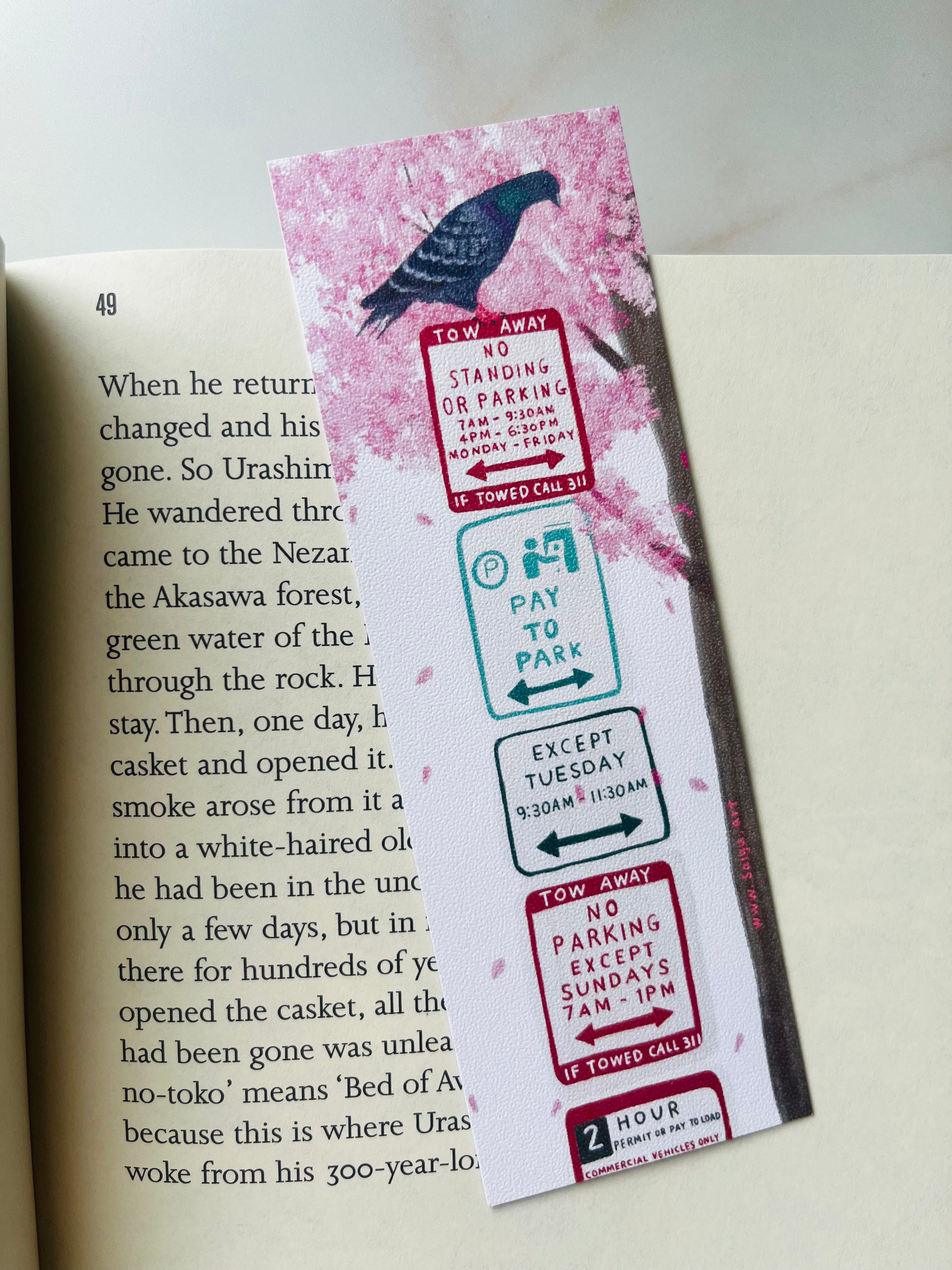 DC Cherry Blossom Headaches Bookmark
