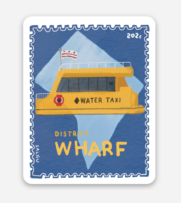 Wharf Stamp Sticker
