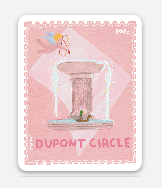 Dupont Circle Stamp Sticker
