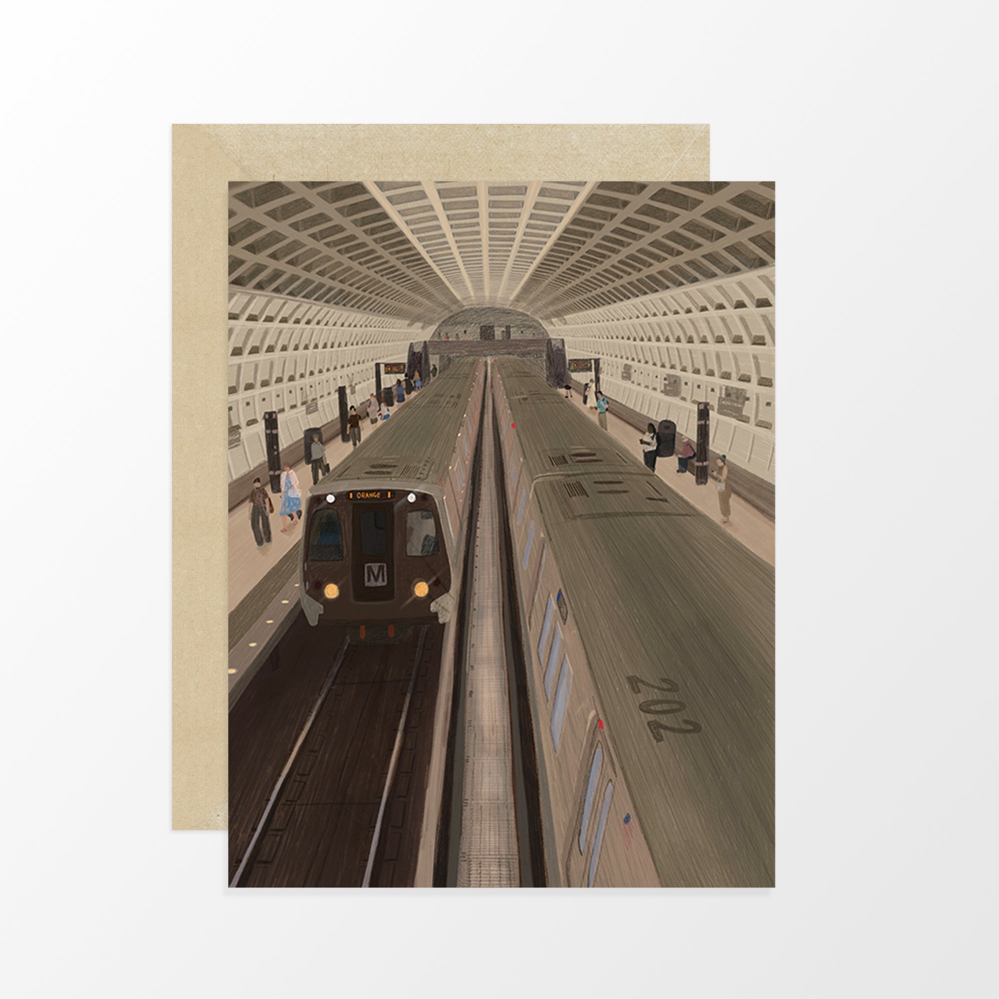 Smithsonian Metro Station Card