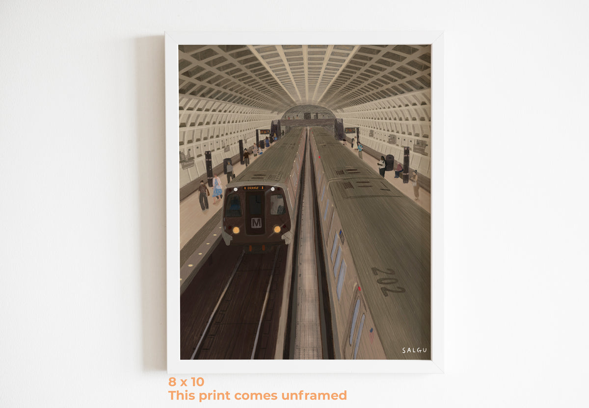 Smithsonian Metro Station Print