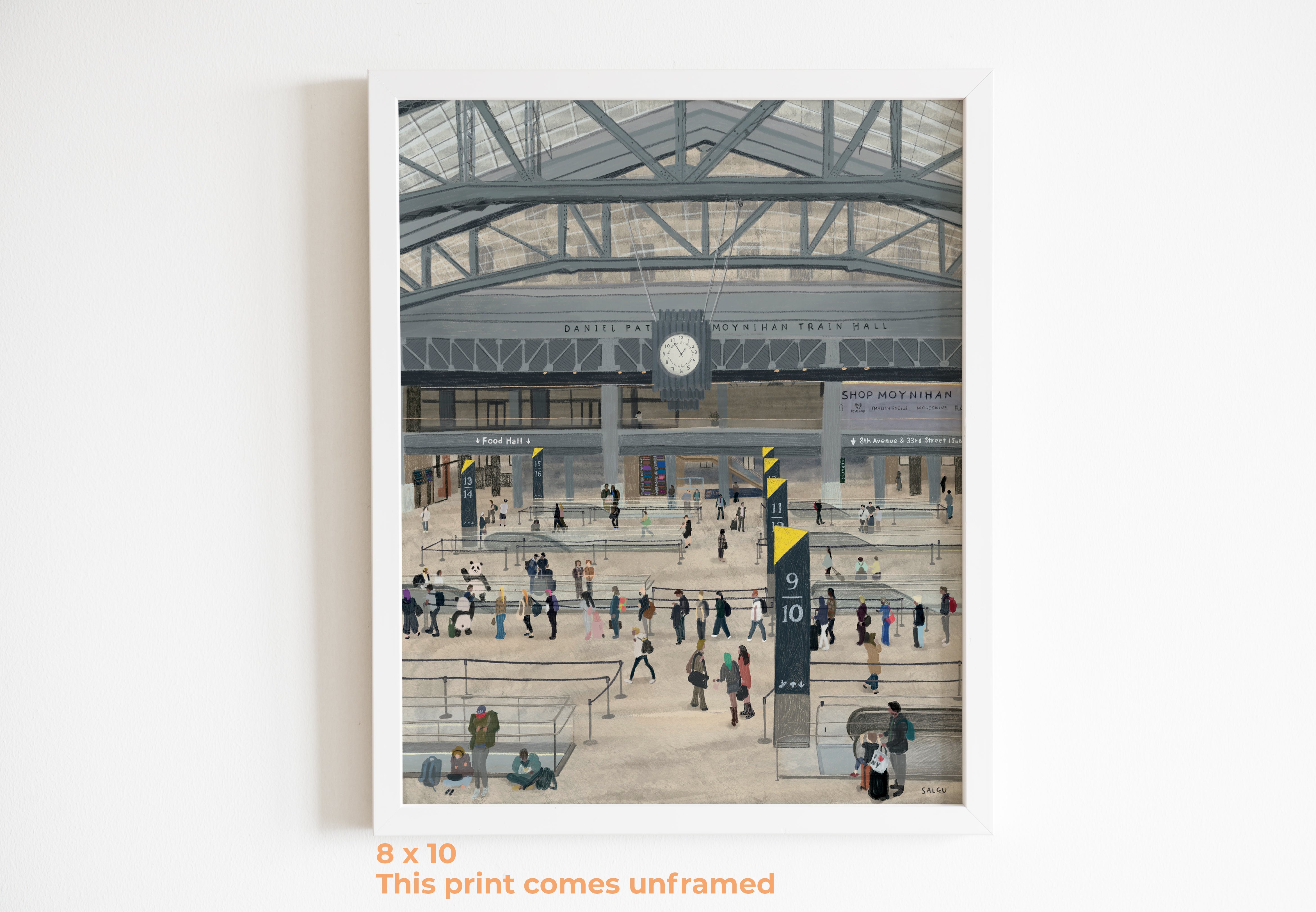 New York Moynihan Train Hall at Penn Station Print