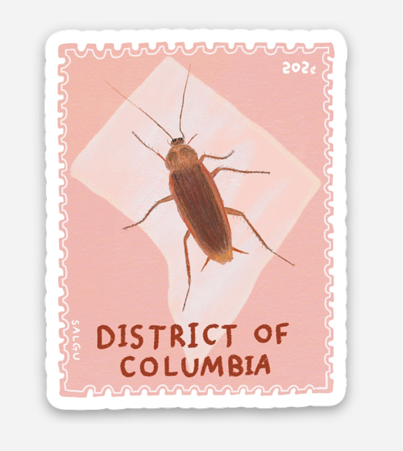 American Cockroach Sticker