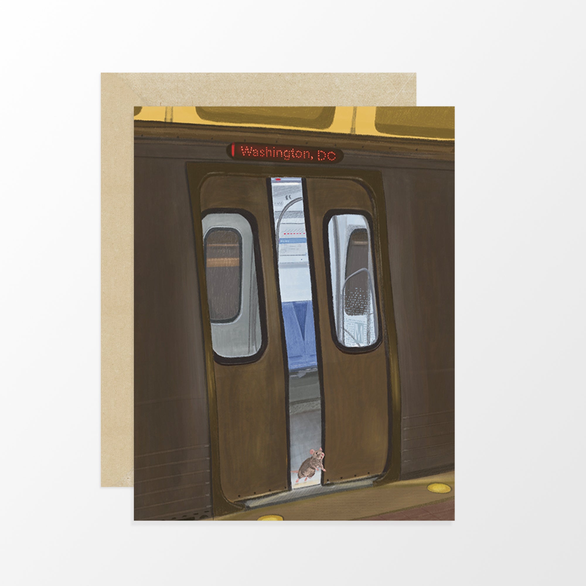 Rat on the Metro Card
