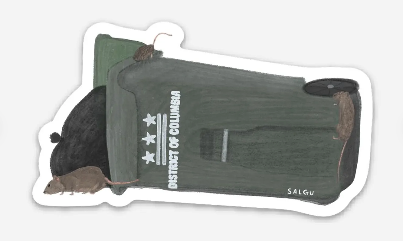 Washington DC Street Rats Sticker
