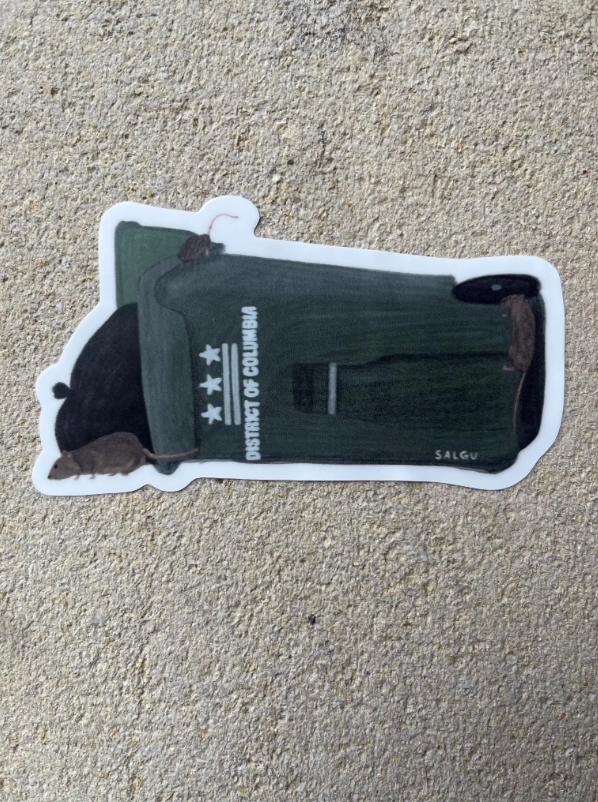 Washington DC Street Rats Sticker