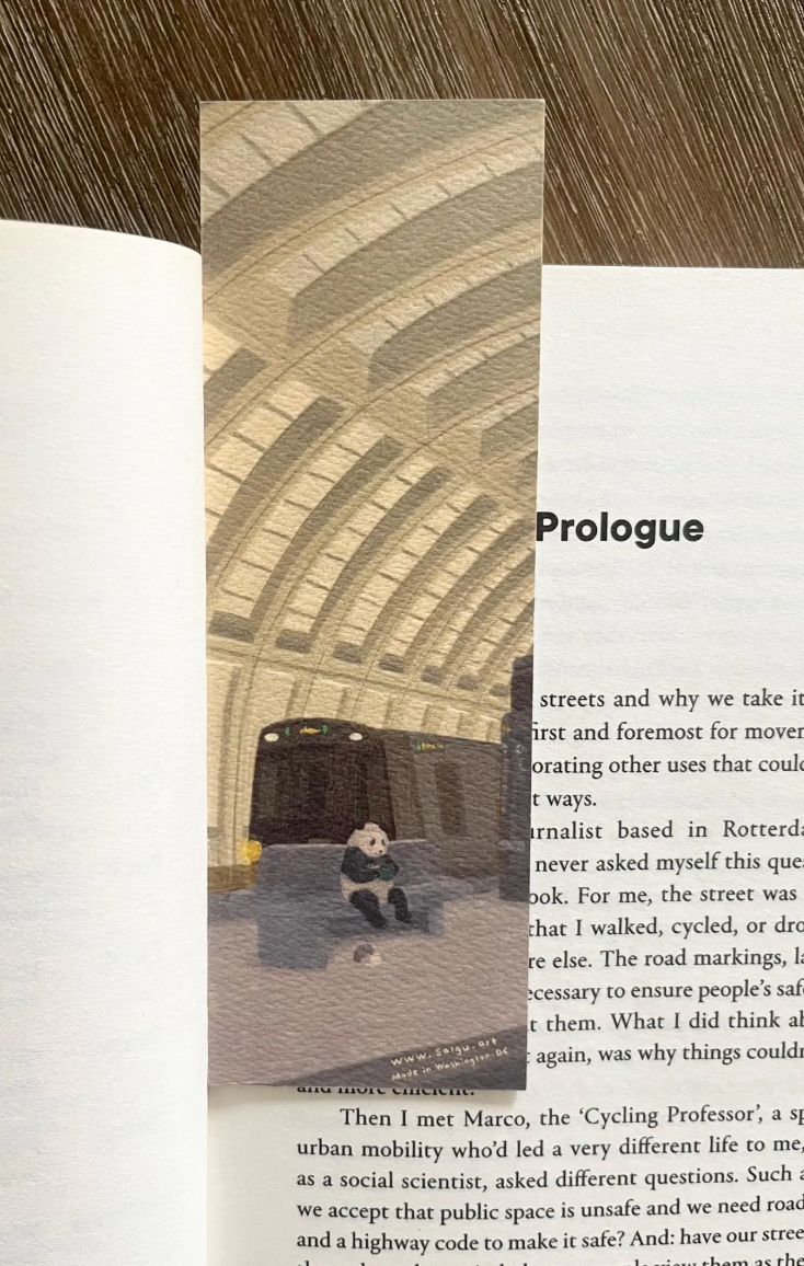 DC Metro Bookmark