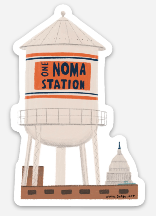 NoMa Water Tower Sticker