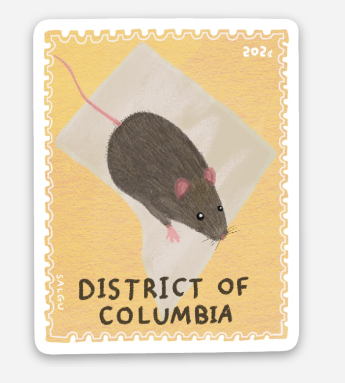 Rat Stamp Sticker