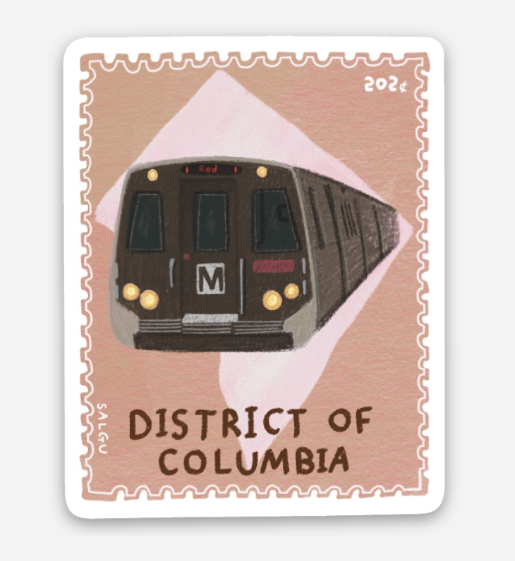 DMV Metro Stamp Sticker