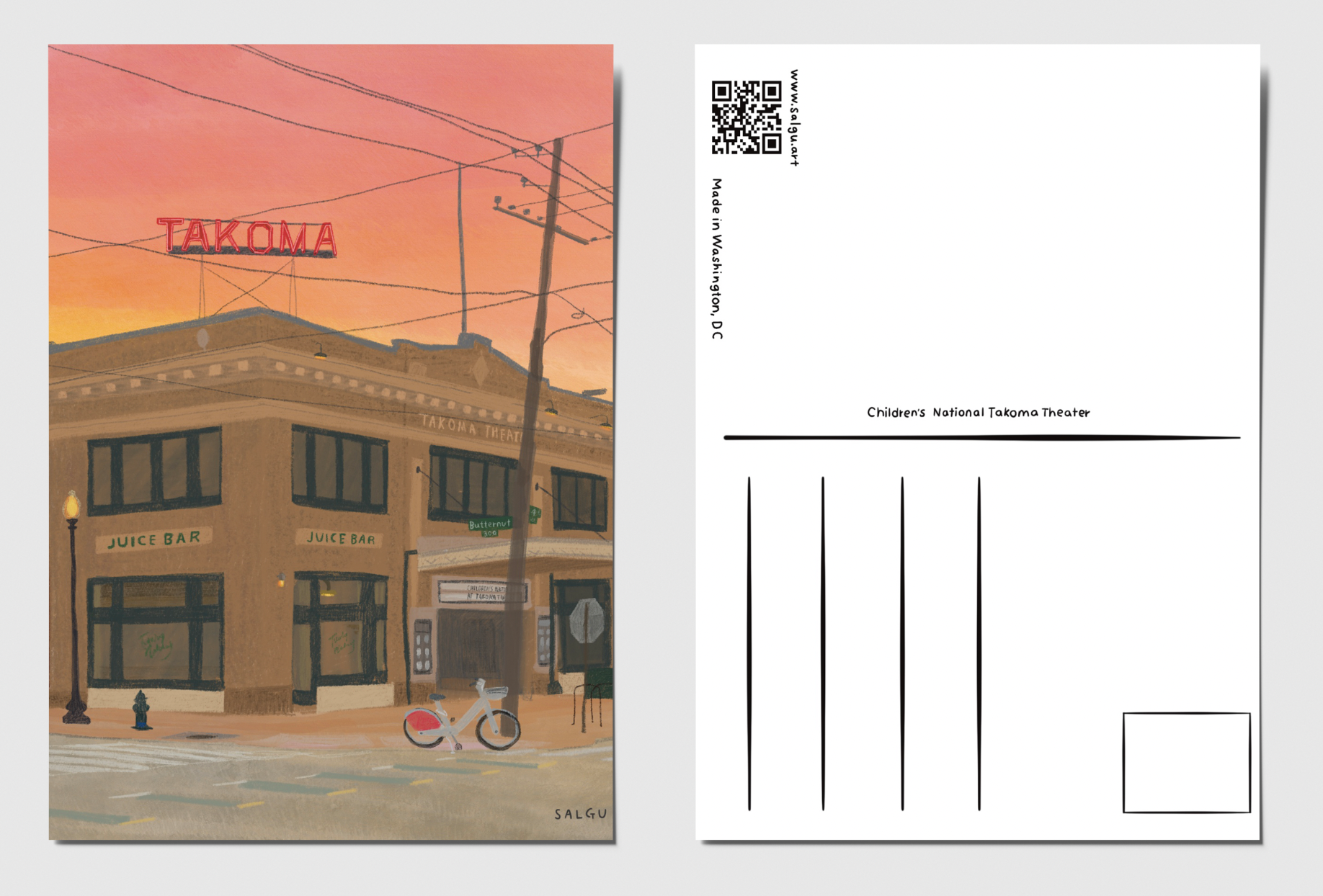 Takoma, Washington DC Postcard
