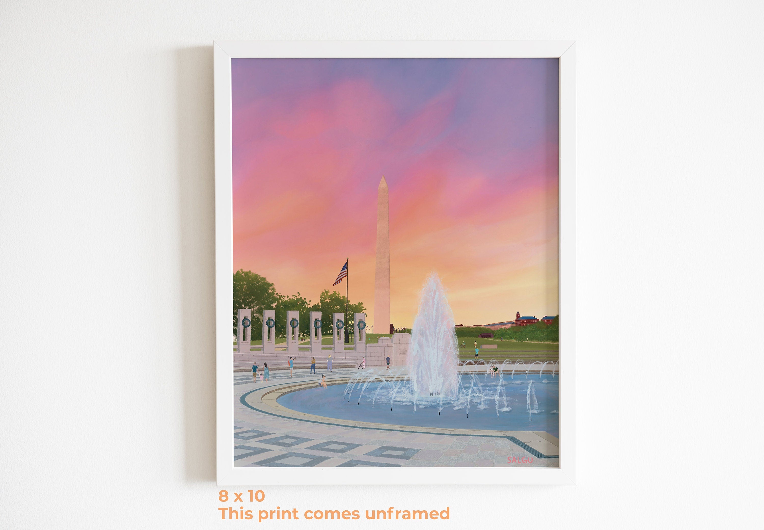World War II Memorial Print