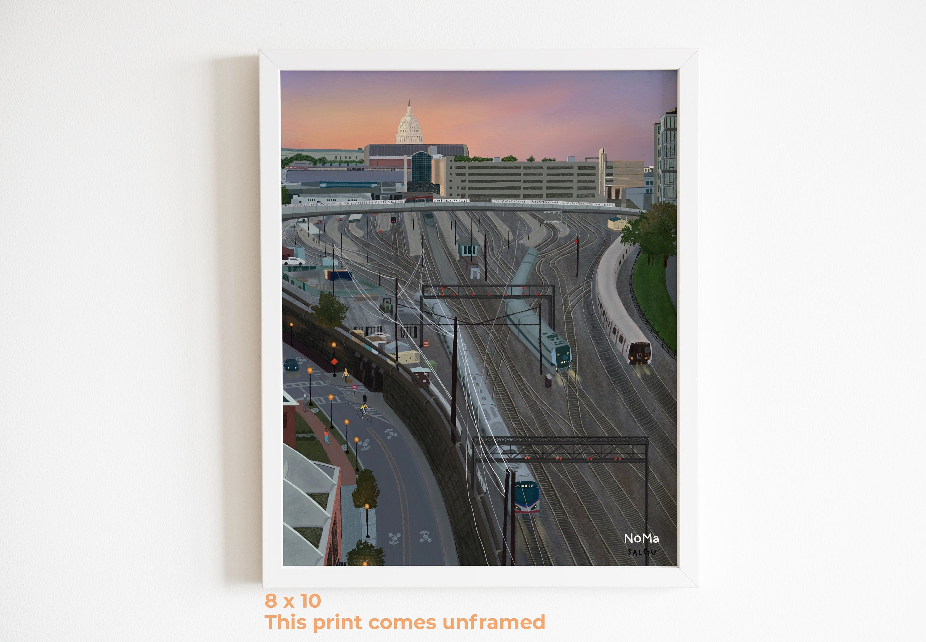 NoMa Union Station Train Yard Print