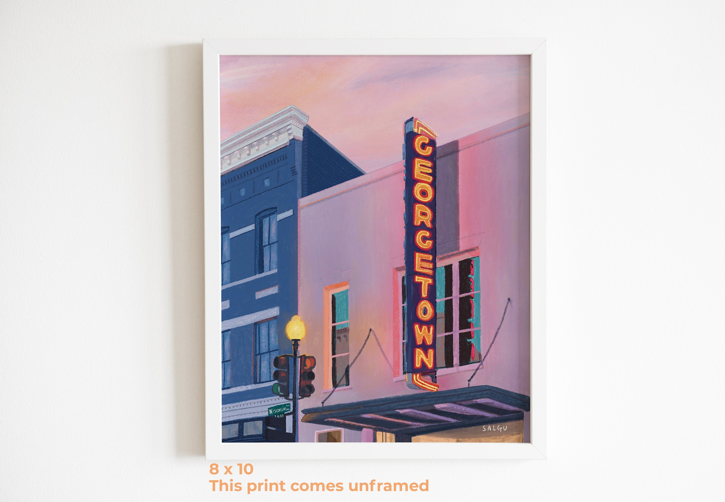 Historic Georgetown Sign Print