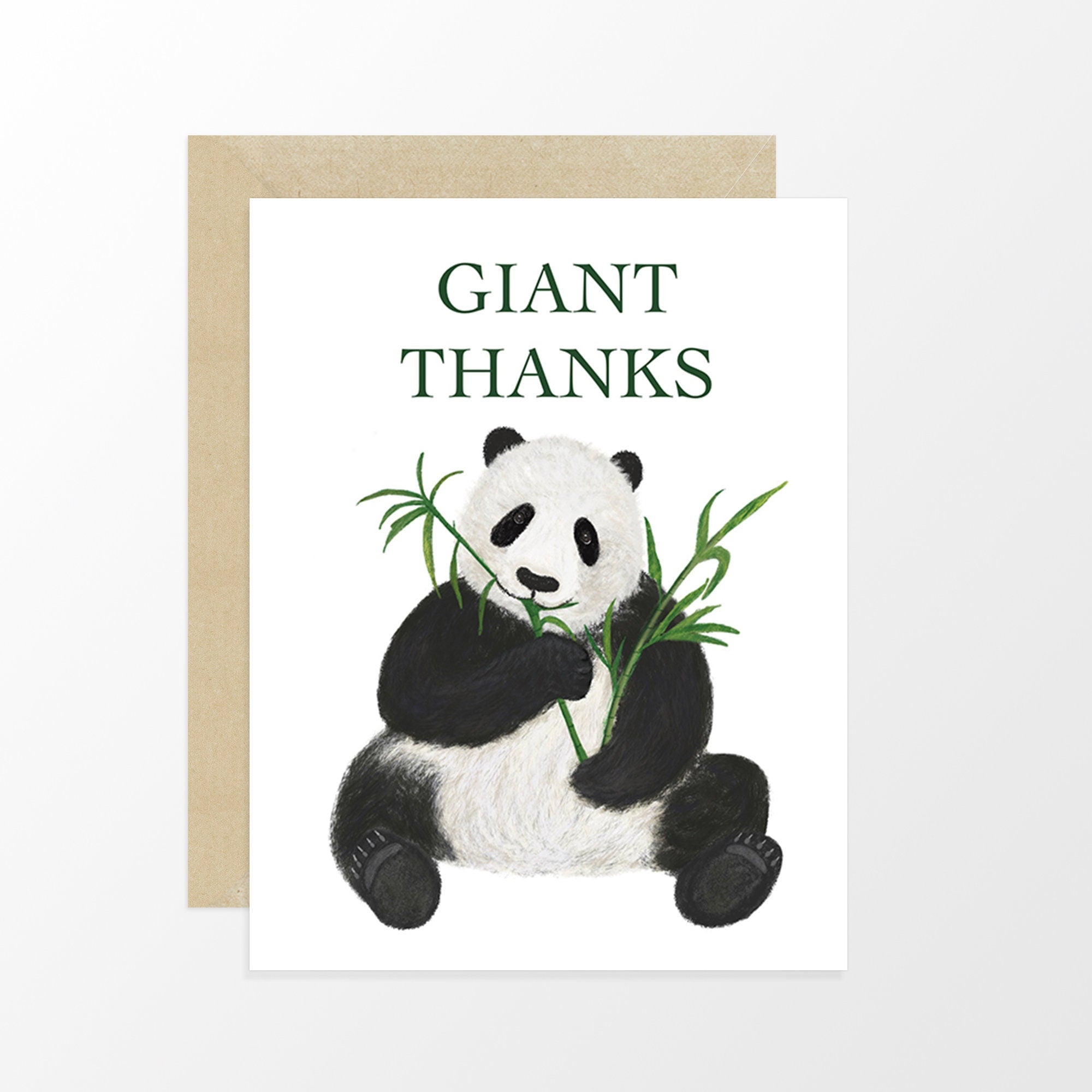 Giant Thanks Card