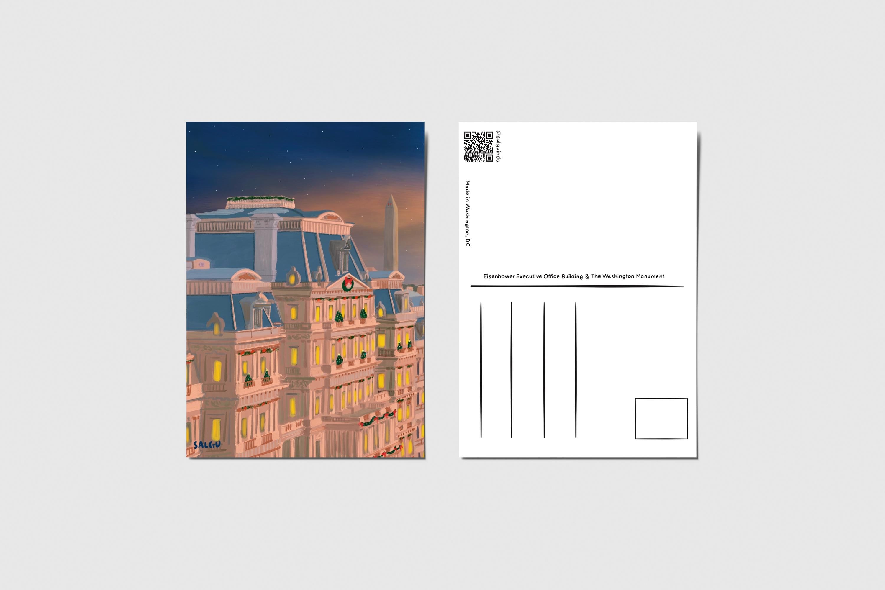 Eisenhower Executive Office Building Postcard
