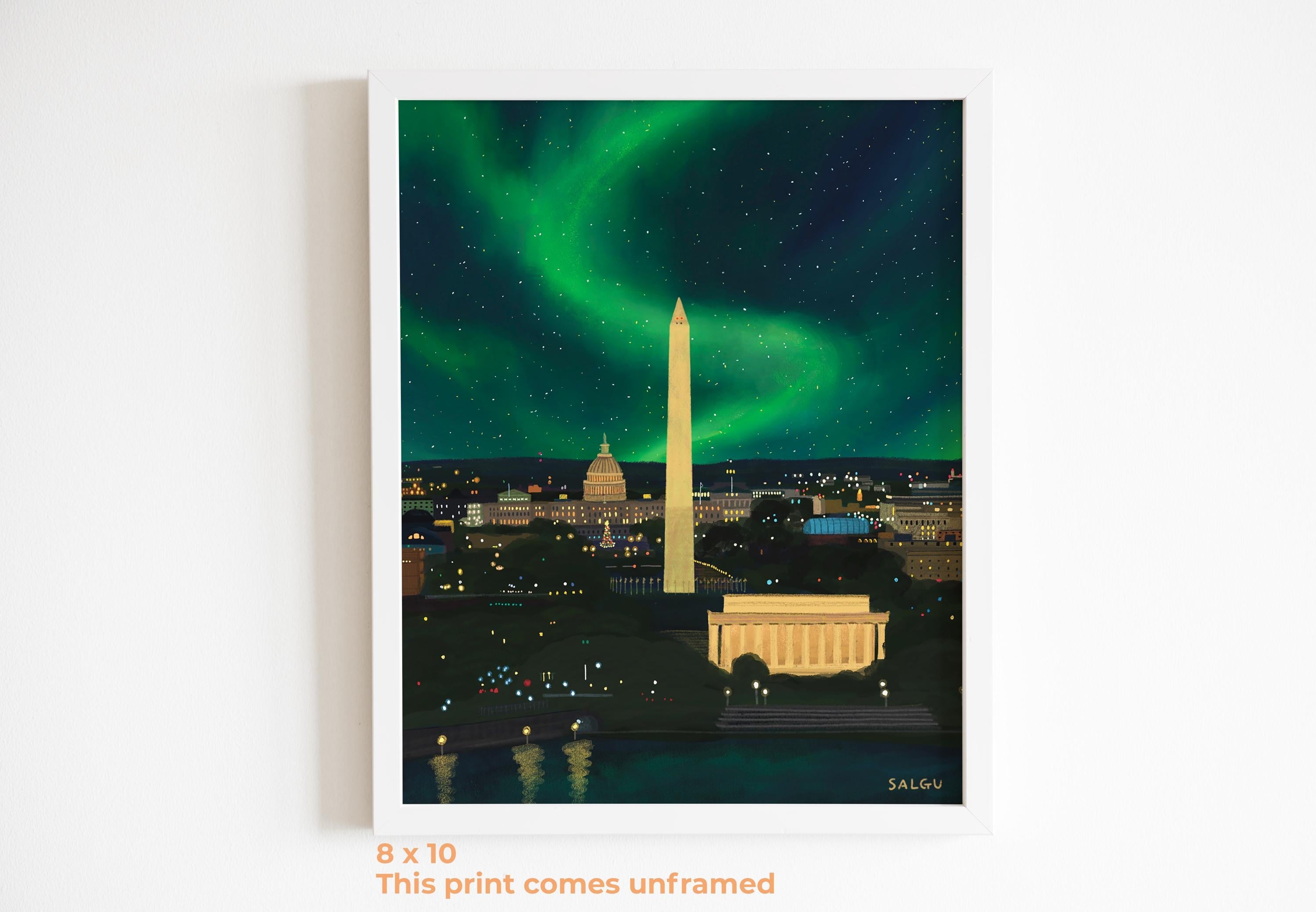 Northern Lights in DC Print