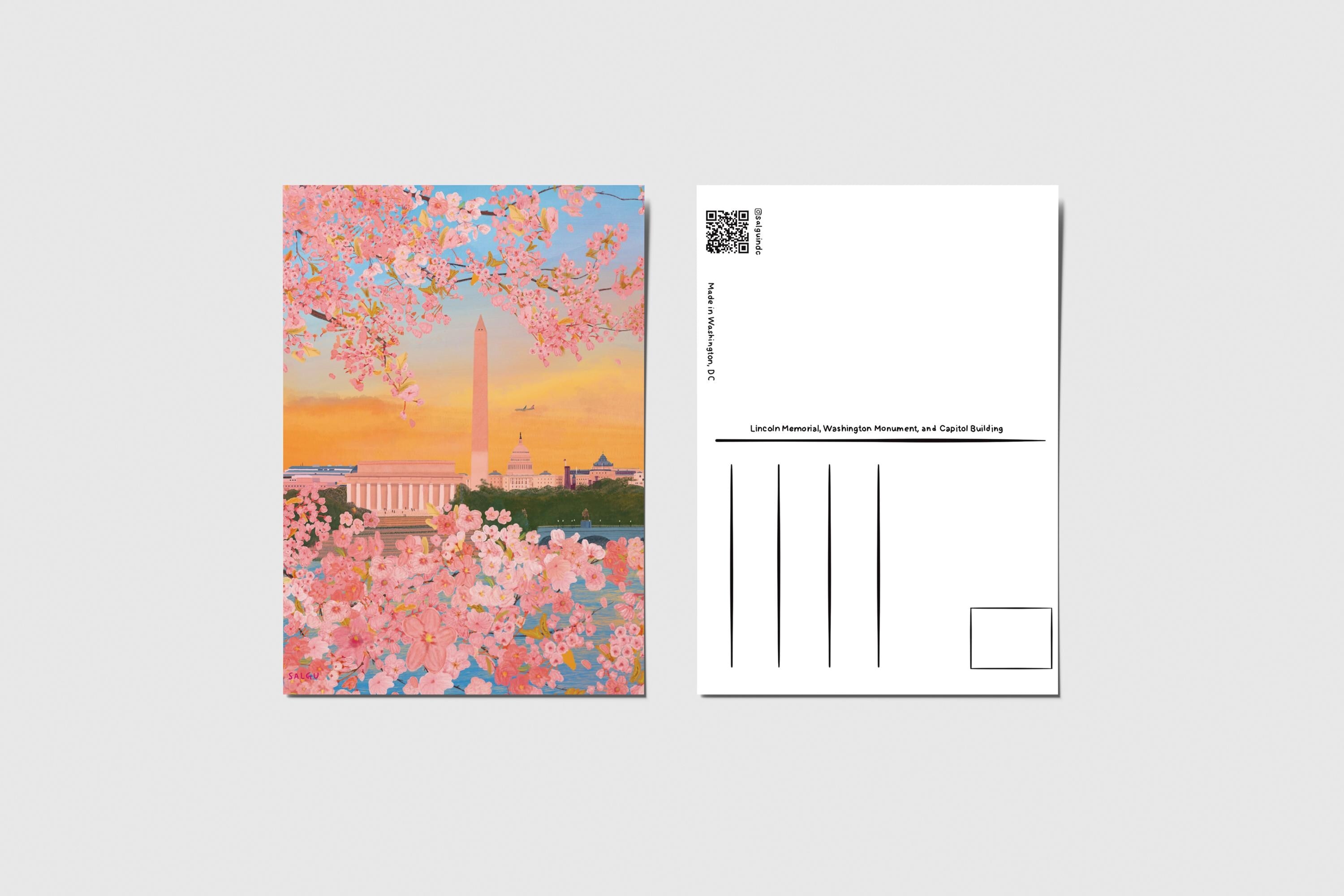 Blooming District Postcard