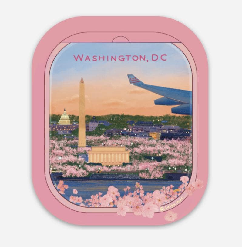 DC in Bloom Sticker