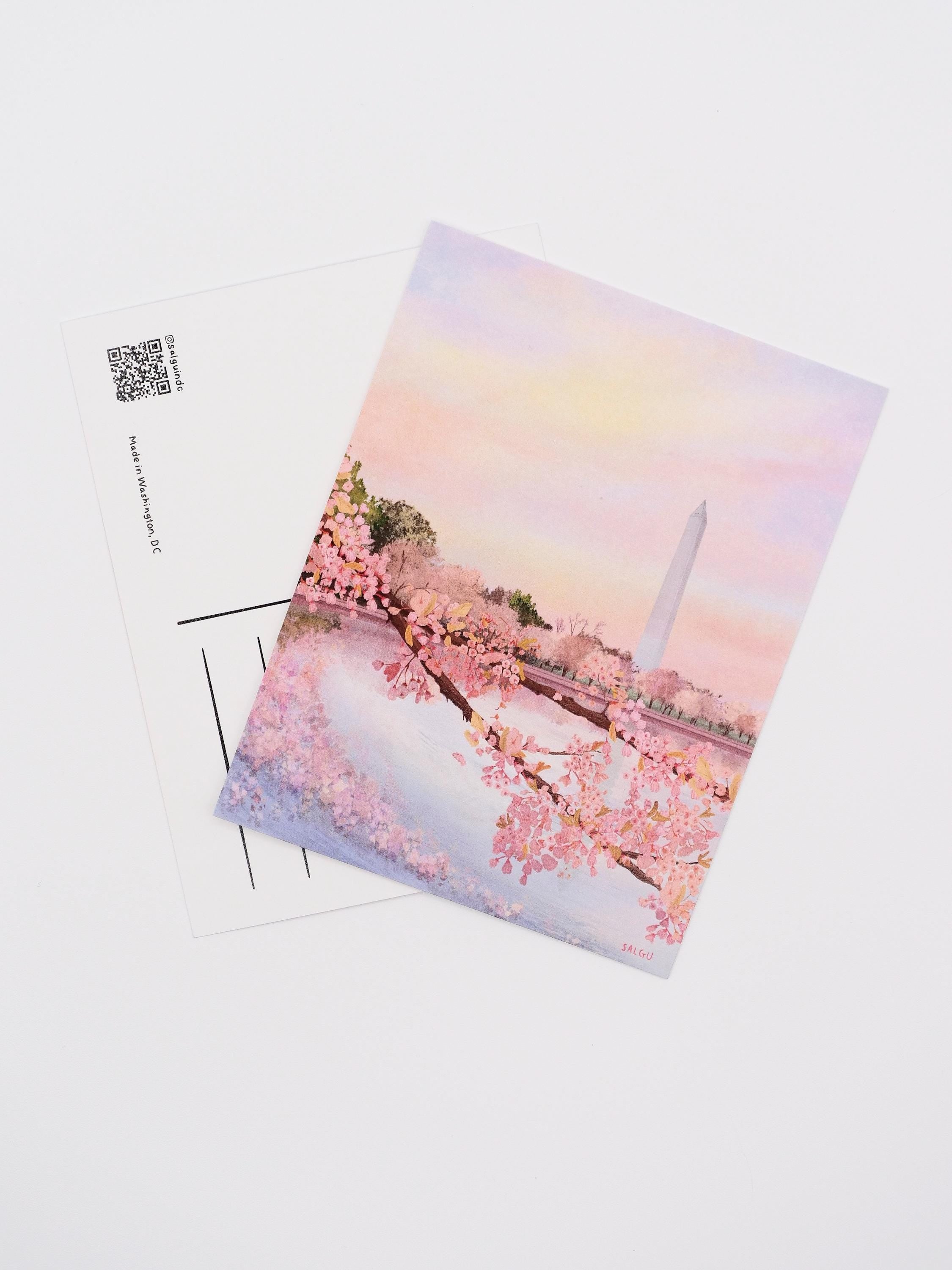 Washington Monument in Bloom Postcard
