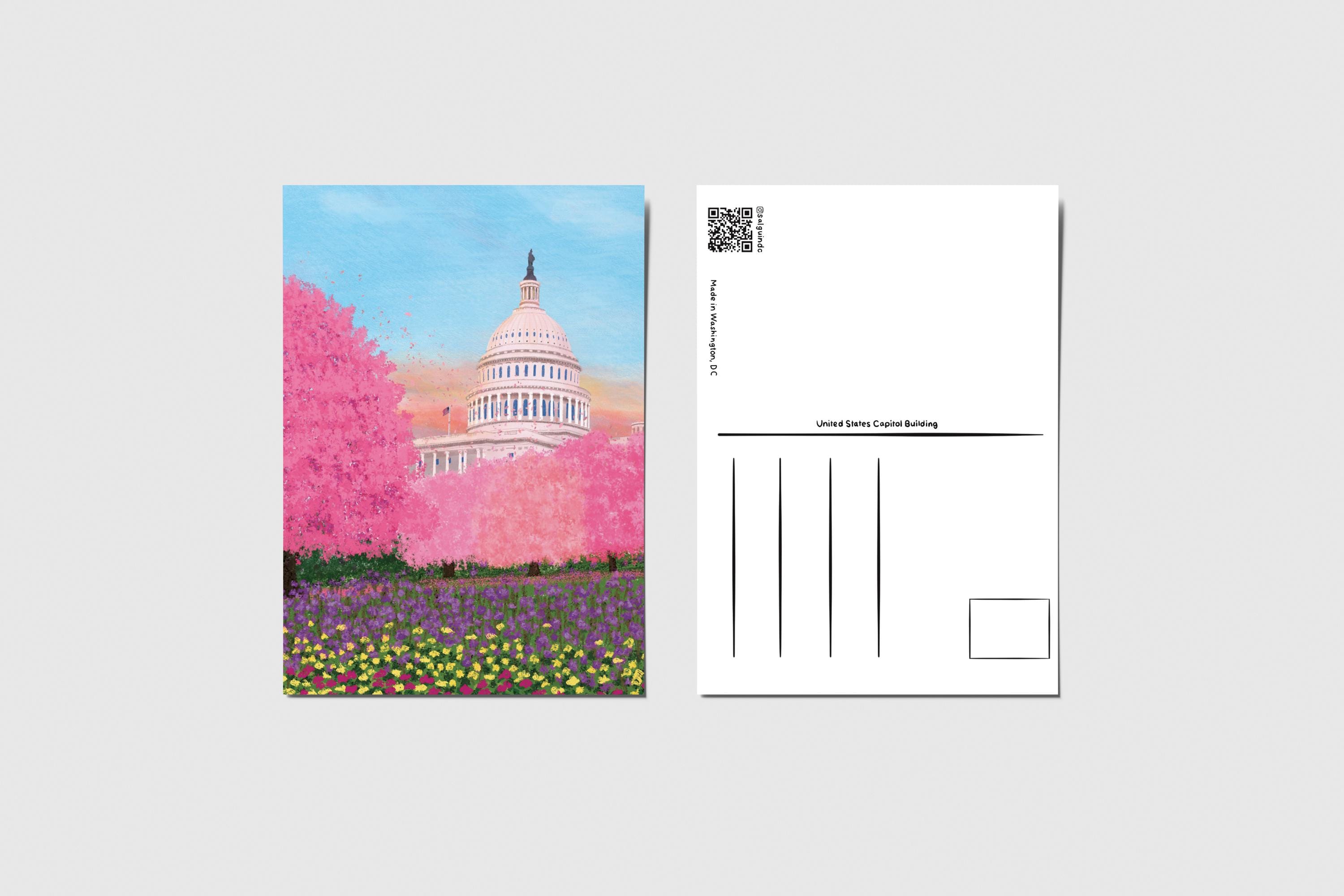Capitol Building in Spring Postcard