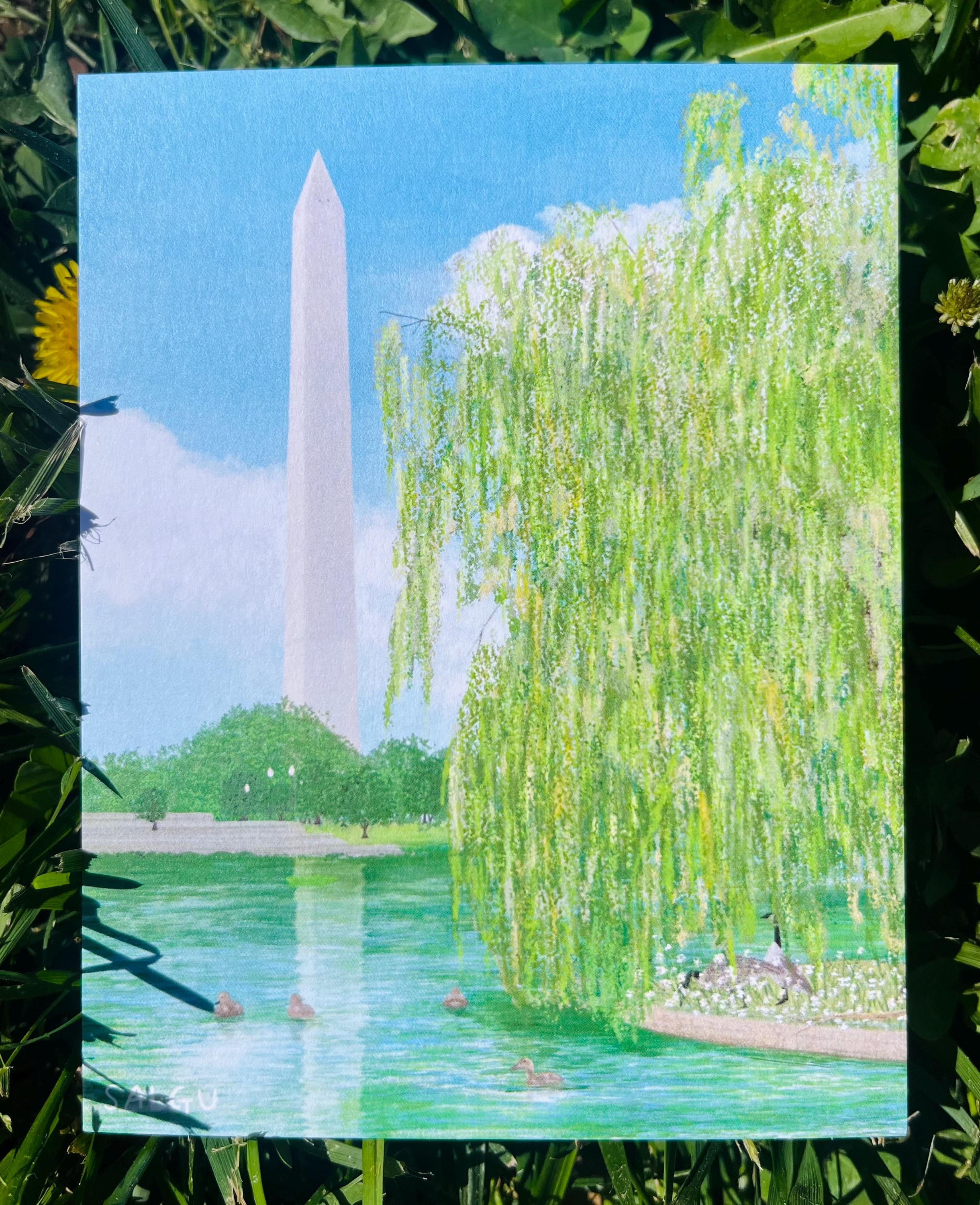 Constitution Gardens Summer Postcard