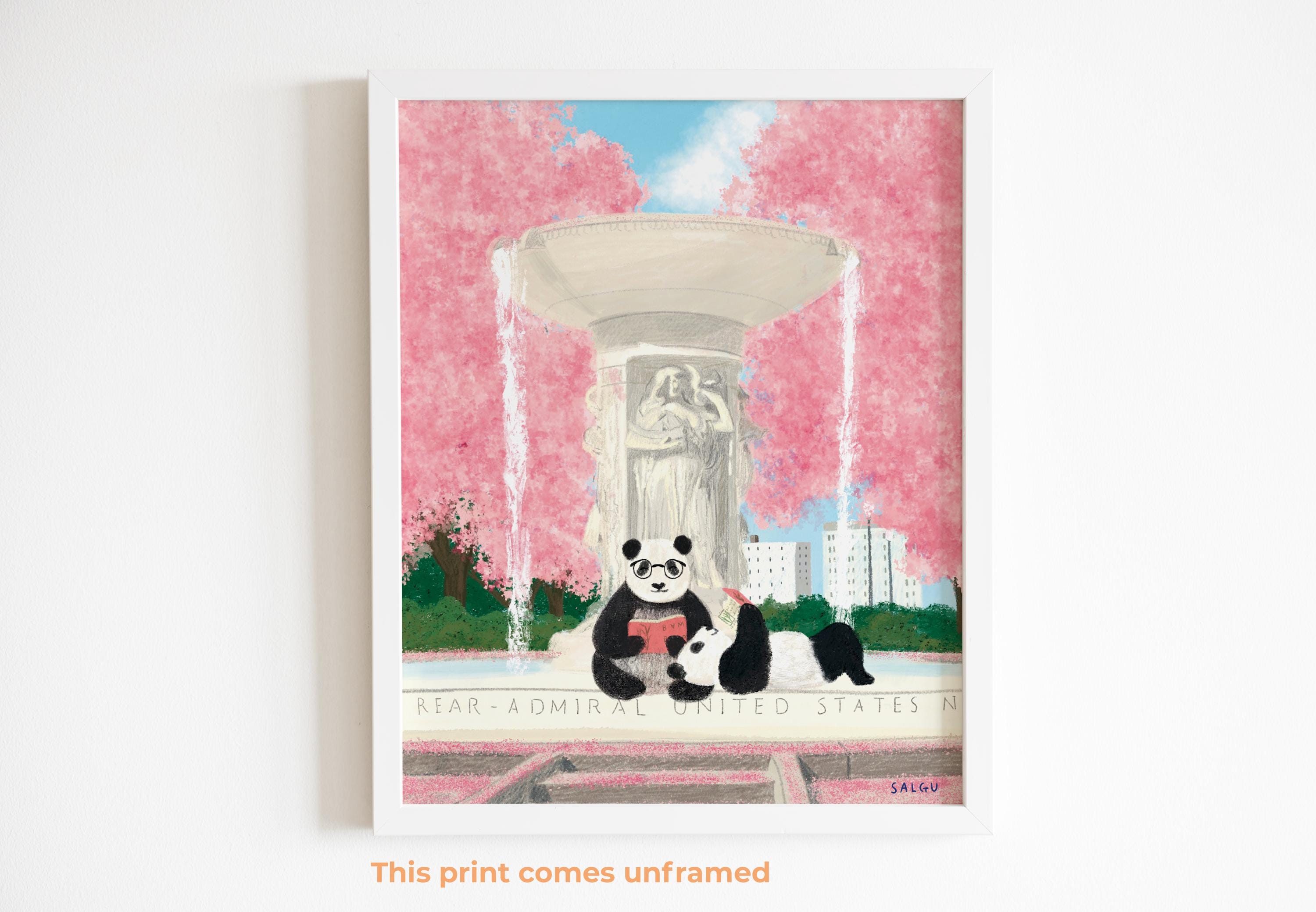 Pandas at Dupont Circle Print