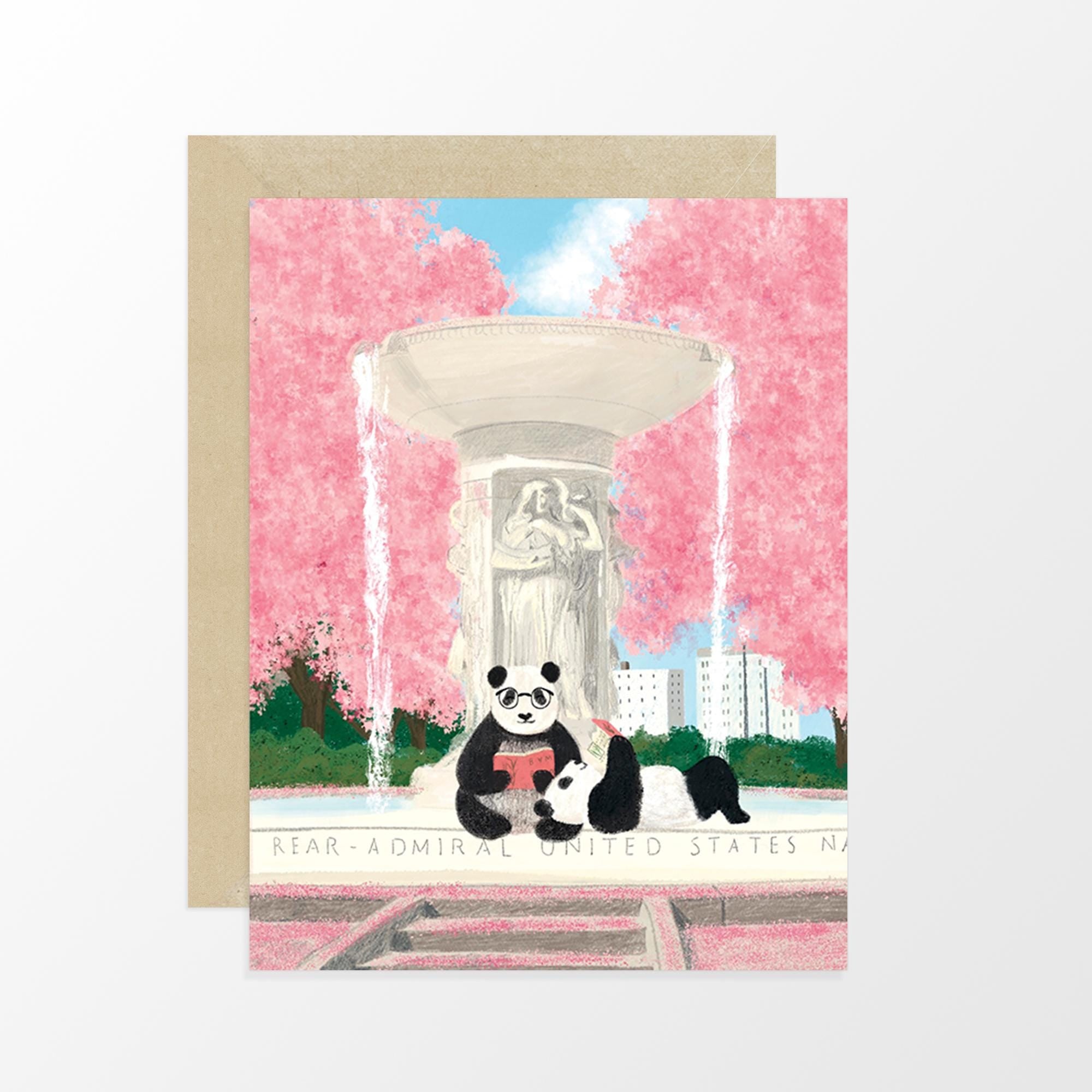 Pandas at Dupont Circle Card